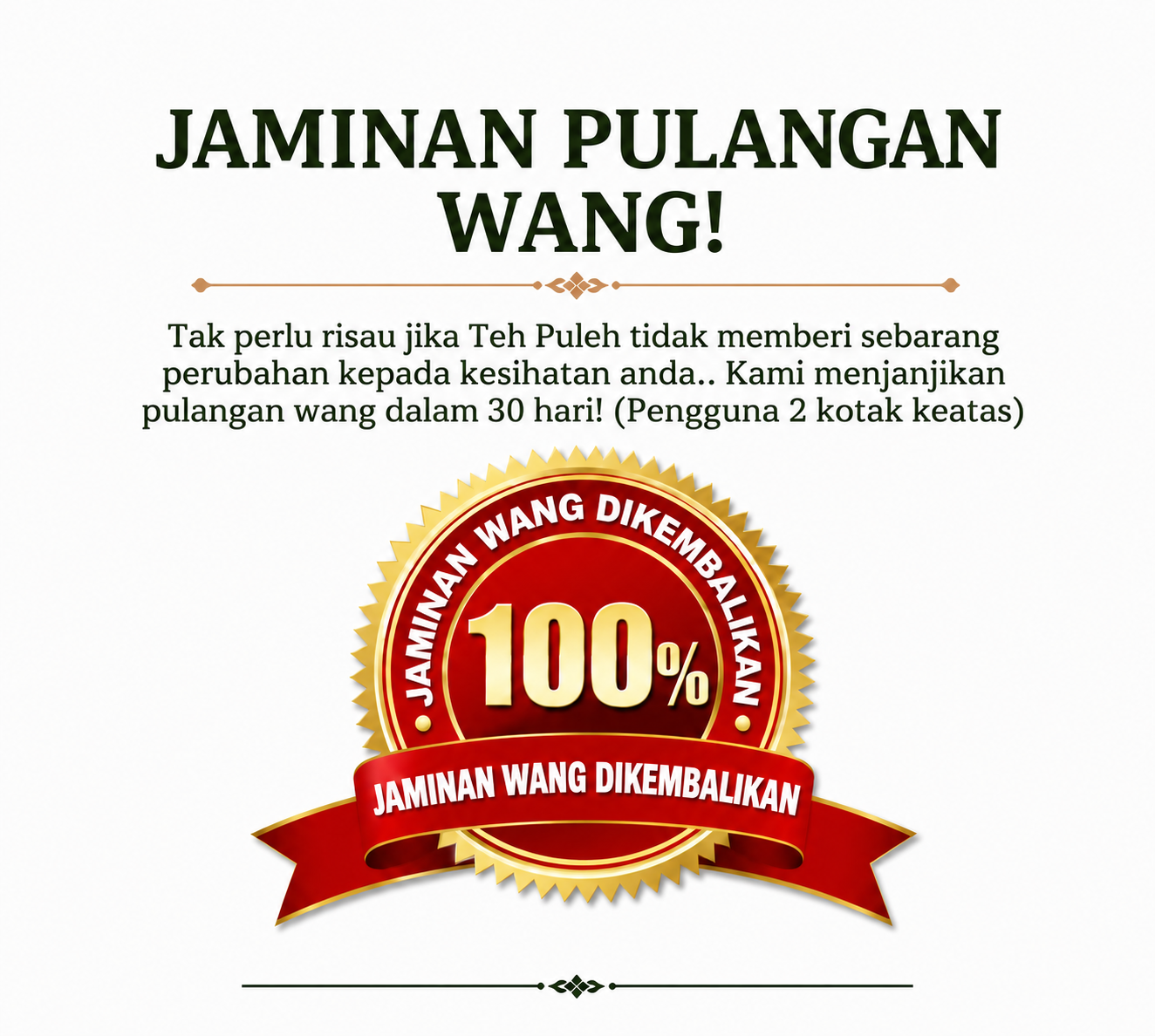 Jaminan Wang Kembali